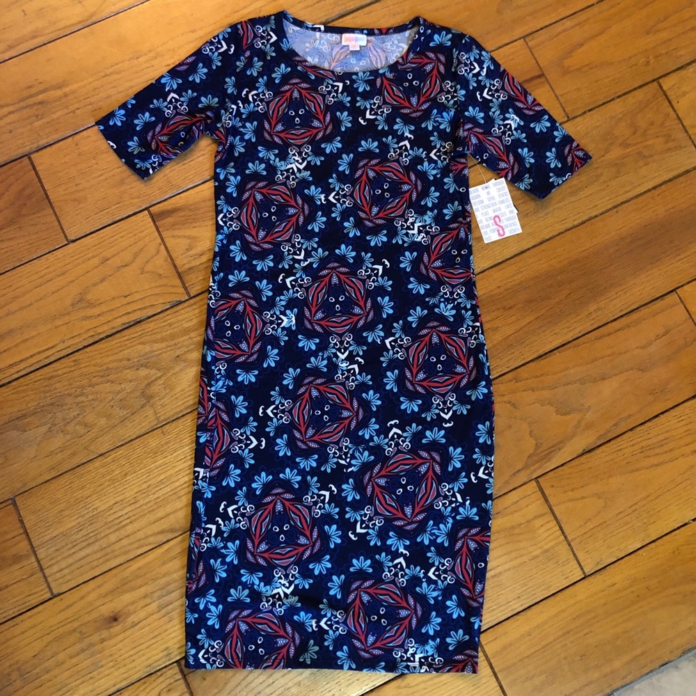 LuLaRoe Julia Dress small NWT